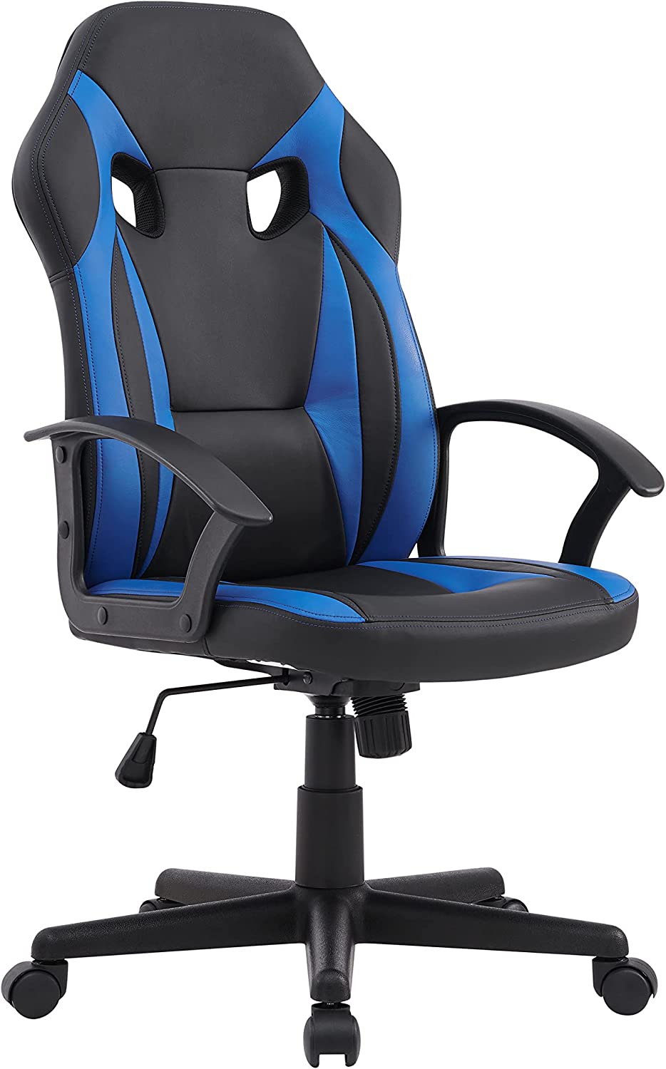 Gaming Office Chair, Black & Blue
