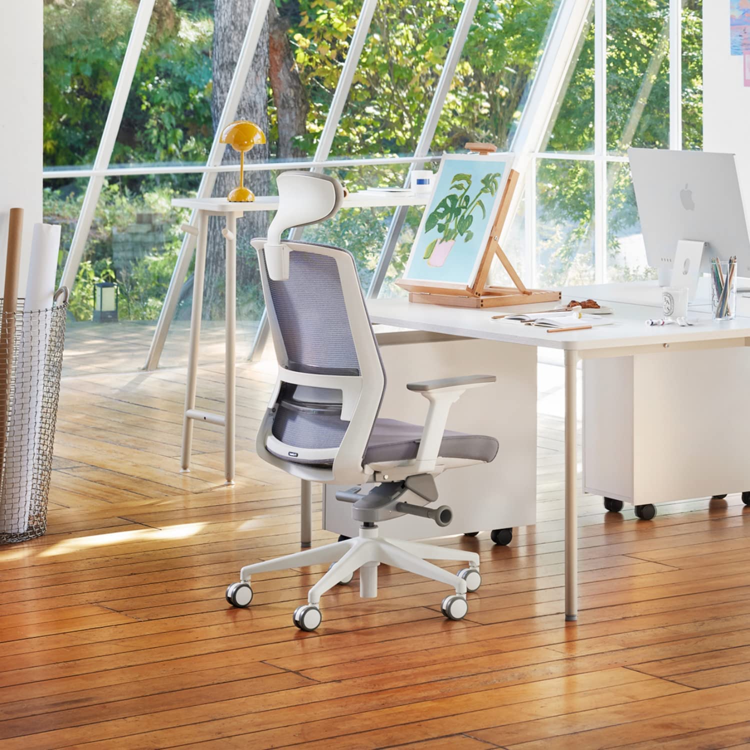 Office Chair - Ergonomic, High Back,  3-Way Armrest, Adjustable Seat Depth & Lumbar Support