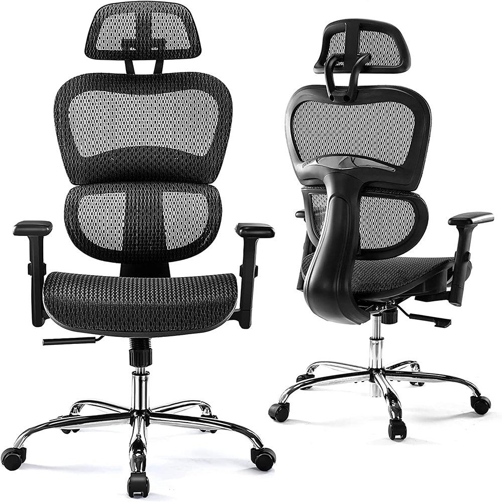 Office Chairs, Mesh Desk Chair with 3D Headrest